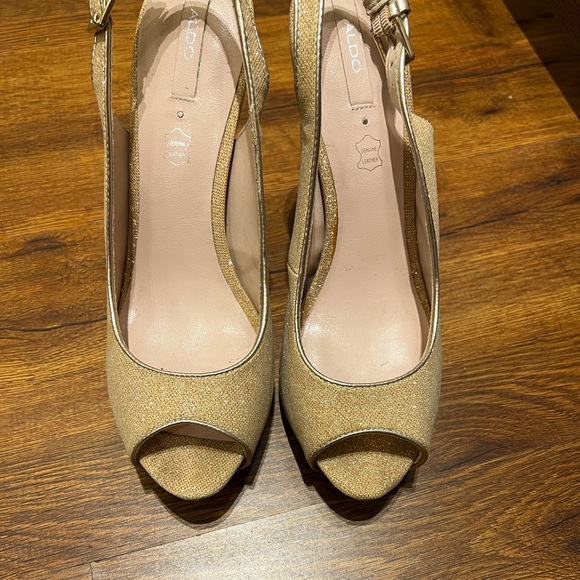 Aldo platform peep toes - slightly used condition - size 38 - UK 5 - Picture 4 of 8